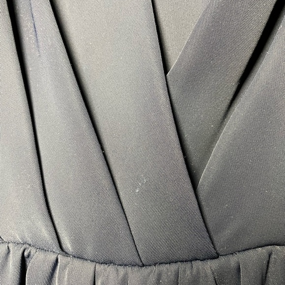 REISS Electra Night Navy Wrap-front Dress size 4 - Picture 10 of 11